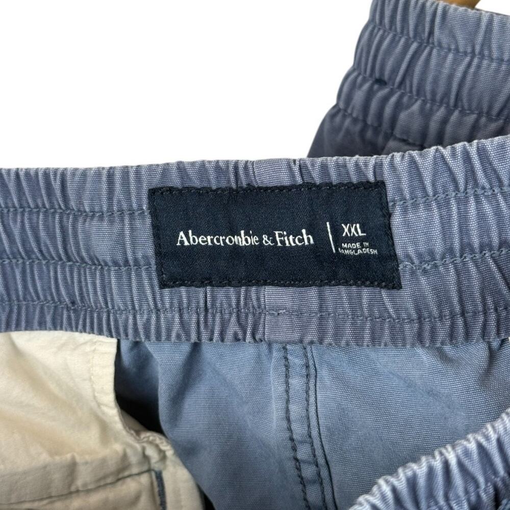 Abercrombie & Fitch Blue Sea Fade Pull On Shorts Size XXL Minimal Casual Resort - Picture 5 of 8